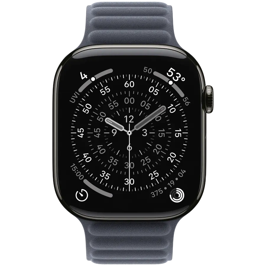 Apple 46мм Magnetic Link Удлинитель ремешка Magnetic Link Тёмно-синий для Apple Watch 46 mm — Изображение №3