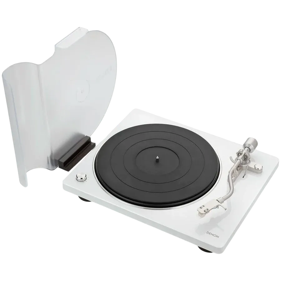 Виниловый проигрыватель DENON, полностью ручной, белый — Изображение №2
