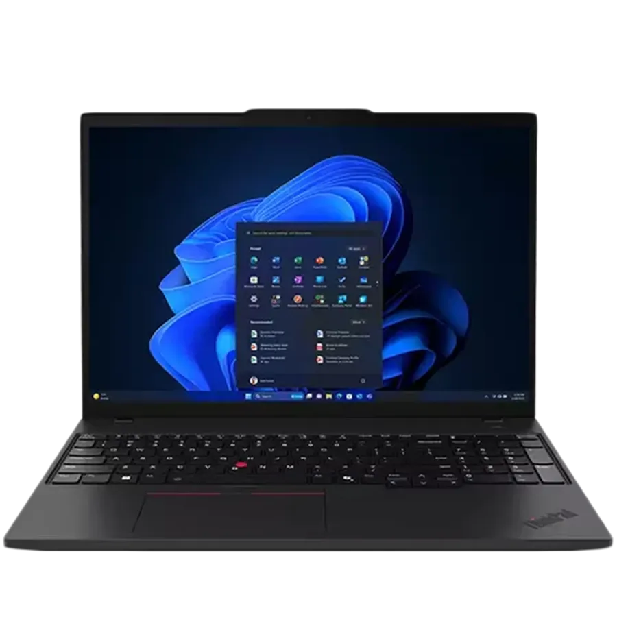 Φορητός LENOVO ThinkPad T16 Gen 3 16" (1920x1200), Core Ultra 7 155U, 32 γιγαμπάιτε, Graphics, Μαύρος, 1 τεραμπάιτε — Εικών №1