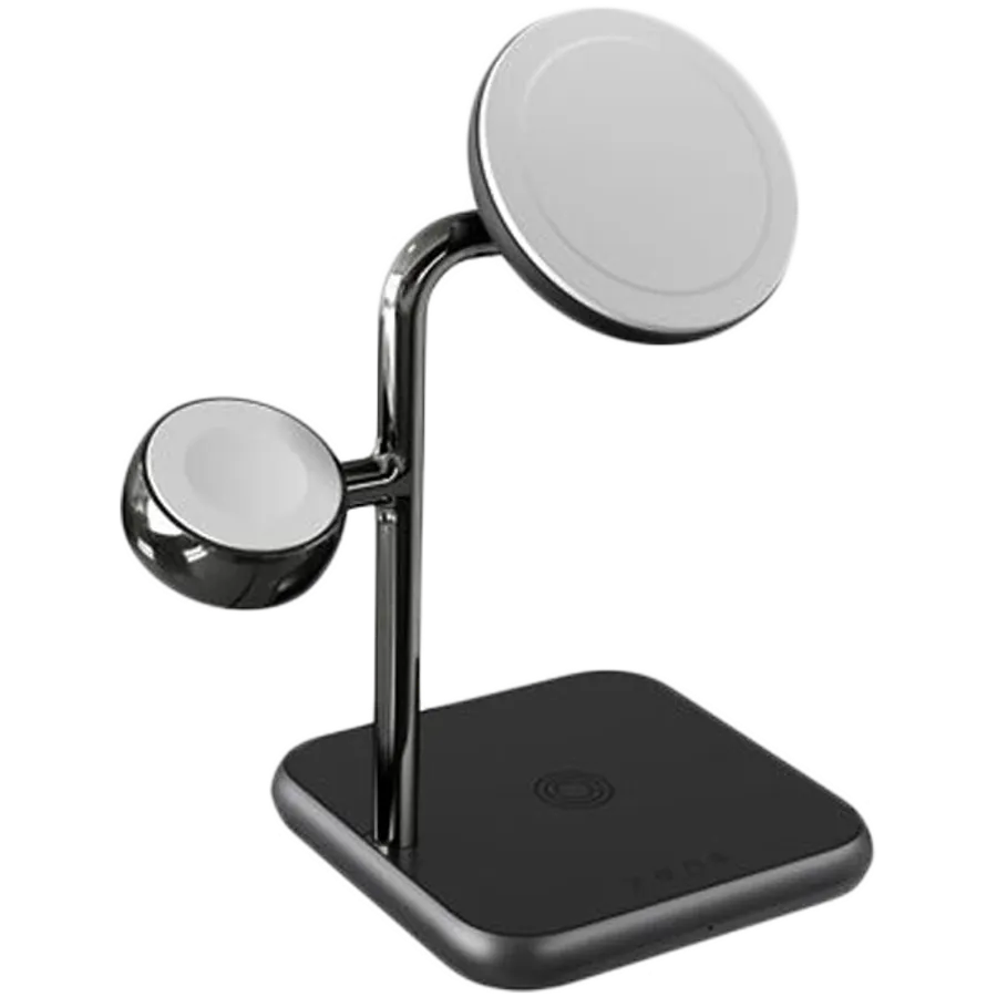 Ασύρματος φορτιστής ZENS ZEDC22B, 15 βατ, Μαύρος — Εικών №1