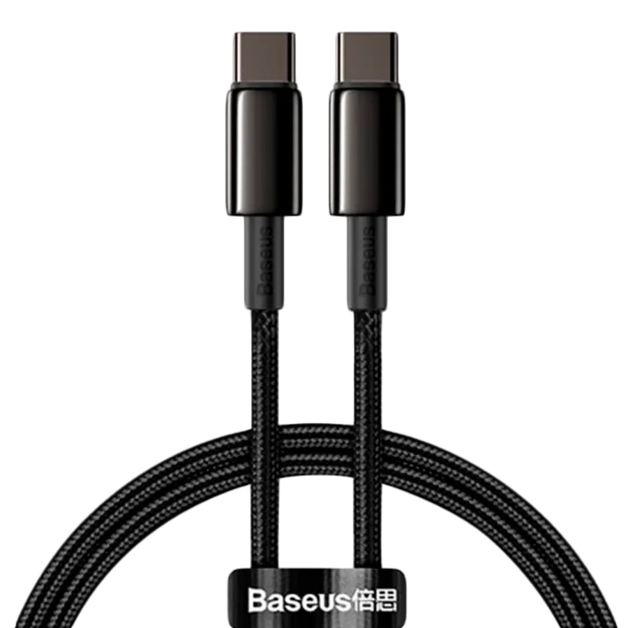 BASEUS USB-C Кабель, 1 m, Black — Изображение №1