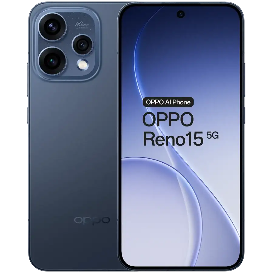 OPPO Reno15 5G 512 GB, Dark Blue — Image №1 OPPO Reno15 5G 512 GB, Dark Blue — Image №1