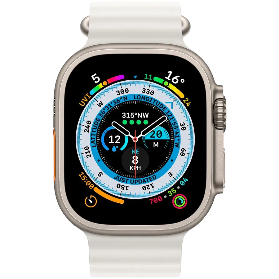 Ζώνη APPLE 49mm Ocean Band Λευκό — Εικών №3 Ζώνη APPLE 49mm Ocean Band Λευκό — Εικών №3