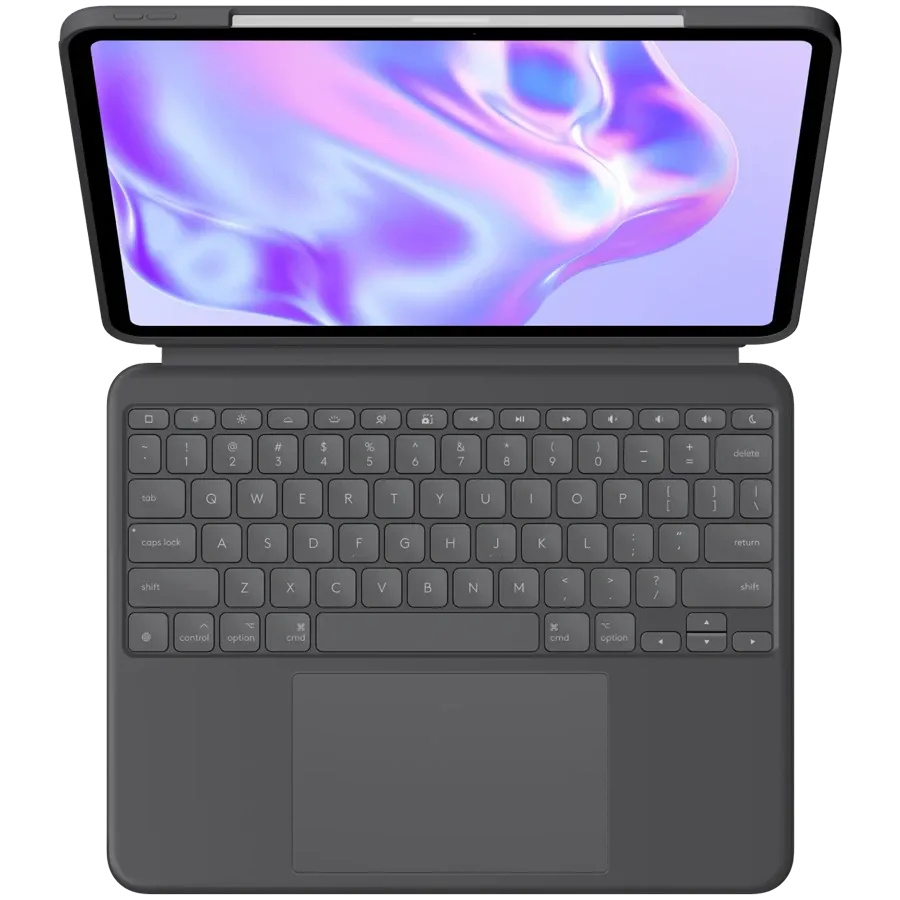 LOGITECH Θήκη Πληκτρολογίου Combo Touch , Γραφίτης for iPad Pro 11 (M4)/Pro 11 (M5) — Εικών №1