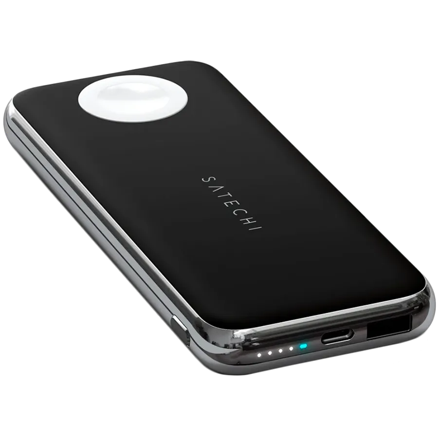 SATECHI Портативное зарядное устройство, 10000 мА·ч, Чёрный — Изображение №2