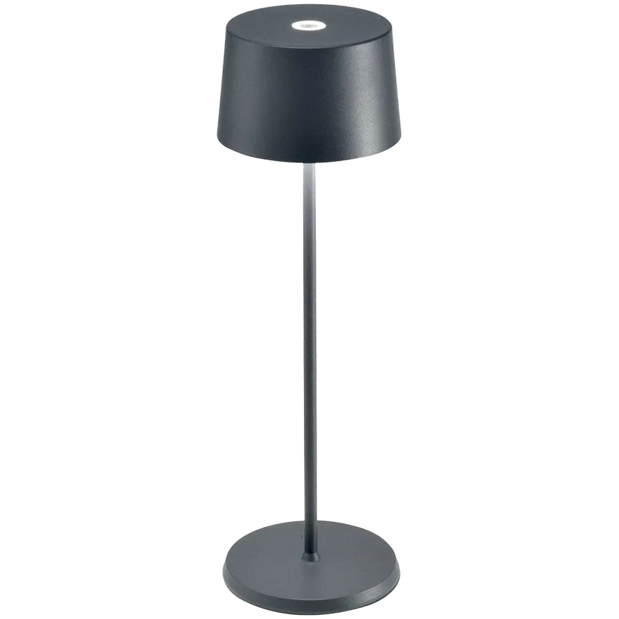 ZAFFERANO OLIVIA PRO TABLE LAMP 110x350mm. PAINTED DARK GRAY 2.2W LED 150lm. — Εικών №1 ZAFFERANO OLIVIA PRO TABLE LAMP 110x350mm. PAINTED DARK GRAY 2.2W LED 150lm. — Εικών №1