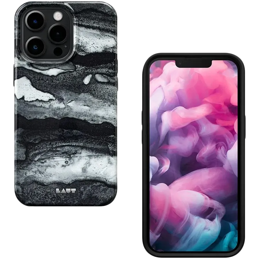 LAUT Чехол HUEX INK with MagSafe, Чёрный для iPhone 13 Pro — Изображение №1