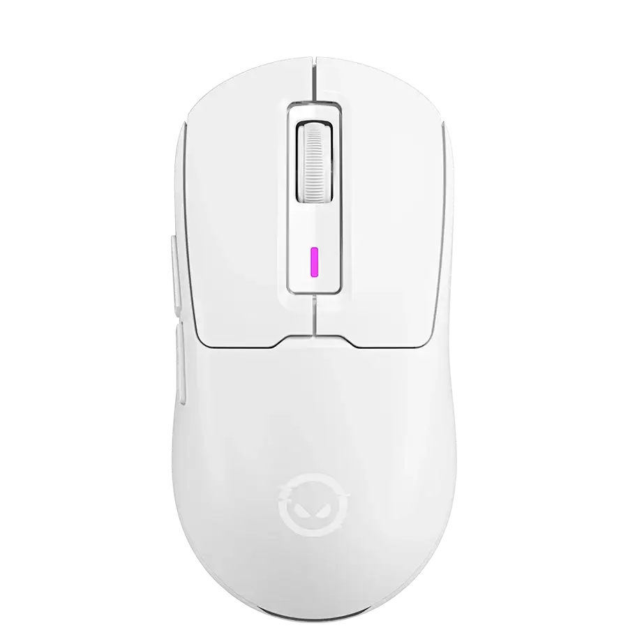 LORGAR MSA10W Gaming Mouse, Wireless, White — Image №1