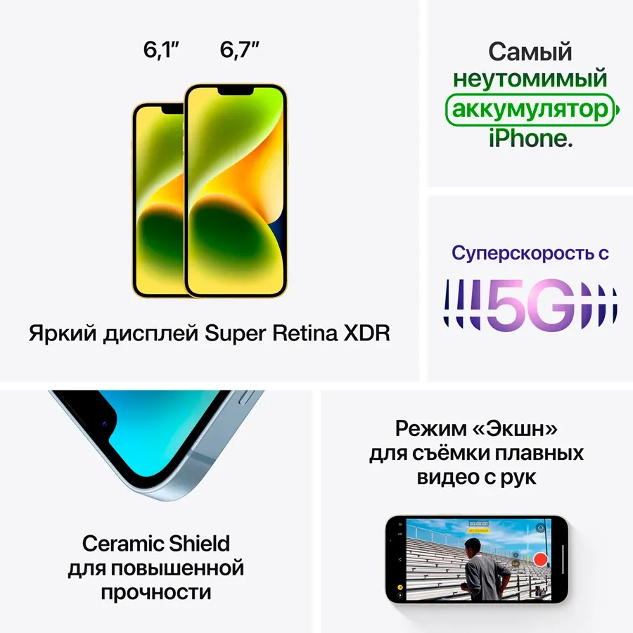 iPhone 14, 128 ГБ, Тёмная ночь — Изображение №8