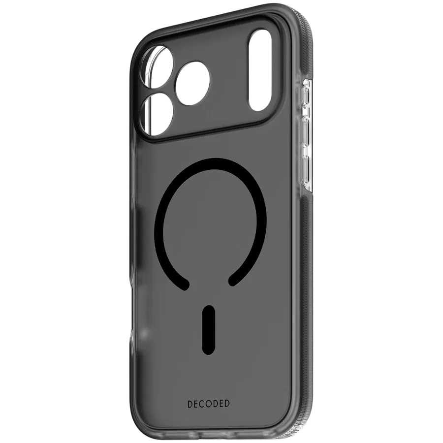 DECODED Защитный чехол Clear Case with MagSafe, Frost Black для iPhone 17 Pro Max — Изображение №3
