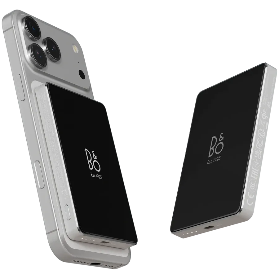 B&O BY ASBIS Power Bank, 5000 mAh, Μαύρο / Ασημί — Εικών №4 B&O BY ASBIS Power Bank, 5000 mAh, Μαύρο / Ασημί — Εικών №4