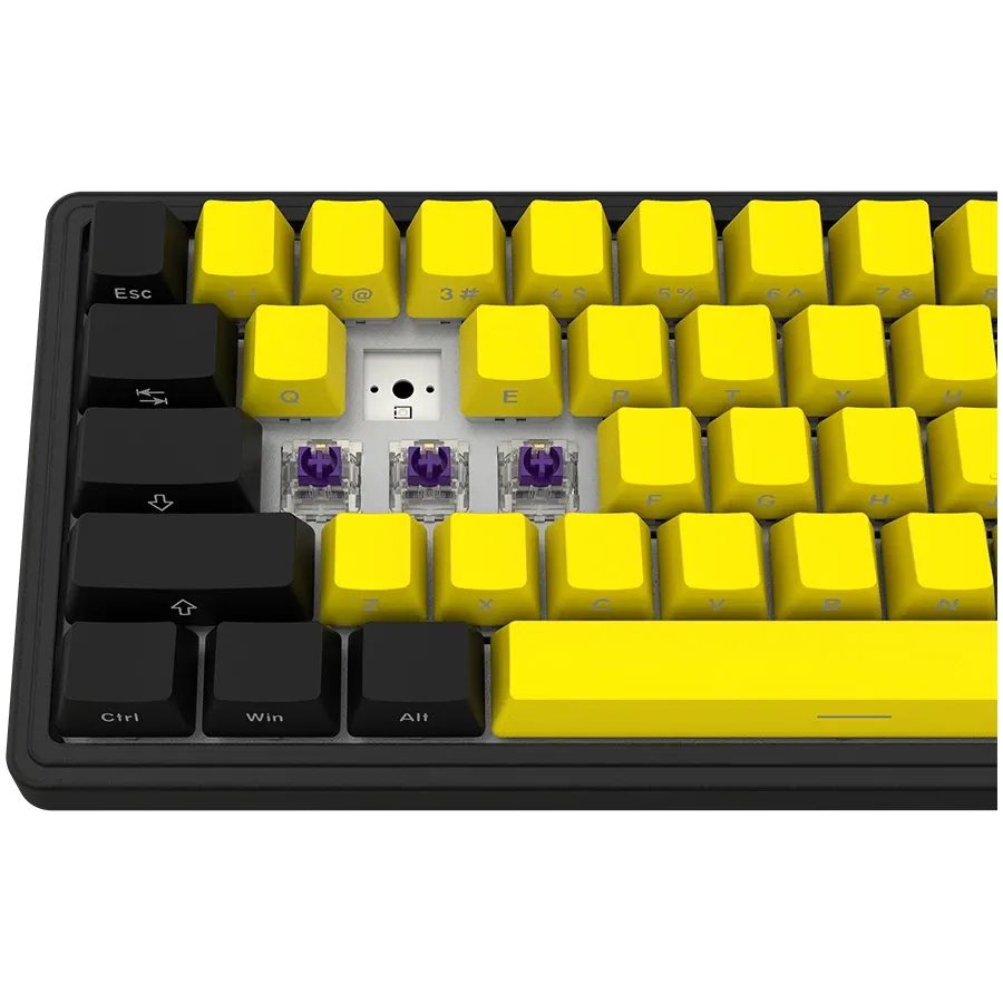 LORGAR KBP70MW Gaming Keyboard, Wireless, Yellow, EN — Image №8
