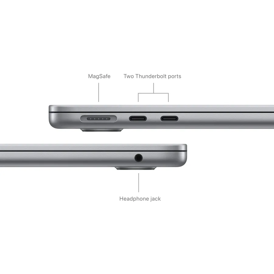 Apple MacBook Air 13.6"  Apple M3 (8C CPU/8C GPU), 8 GB, 256 GB, Space Gray, 2024 — Image №7
