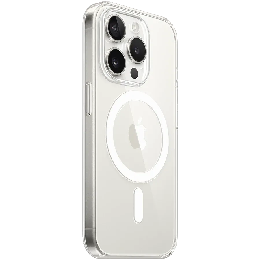 APPLE Чехол Clear Case с MagSafe, Прозрачный для iPhone 15 Pro — Изображение №1