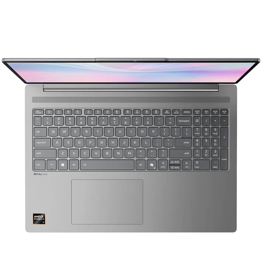 Ноутбук LENOVO IdeaPad Slim 5 16" (2880x1800 120Гц), Ryzen AI 7 350, 32 ГБ, Radeon 860M, Luna Grey, 1 ТБ — Изображение №4
