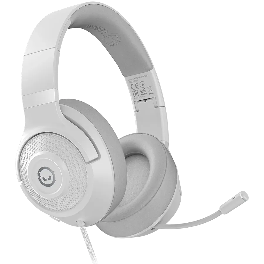 Headset LORGAR Noah 101 with Microphone, White — Изображение №1