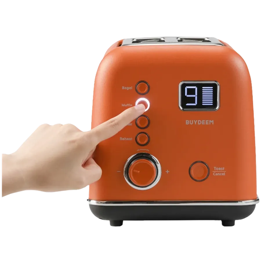 BUYDEEM Toaster DT730E, Koi Red — Image №3