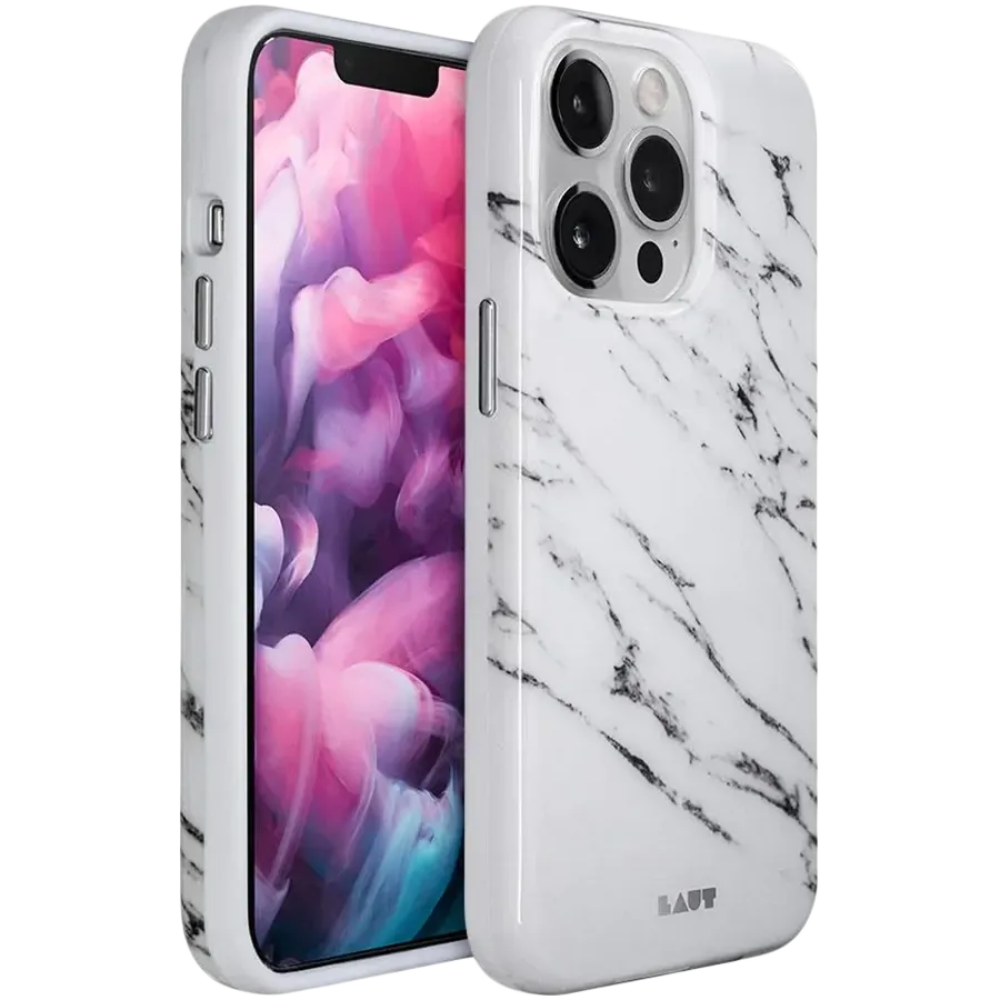 LAUT Protective Case Huex Elements Marble , White for iPhone 13 Pro — Image №1