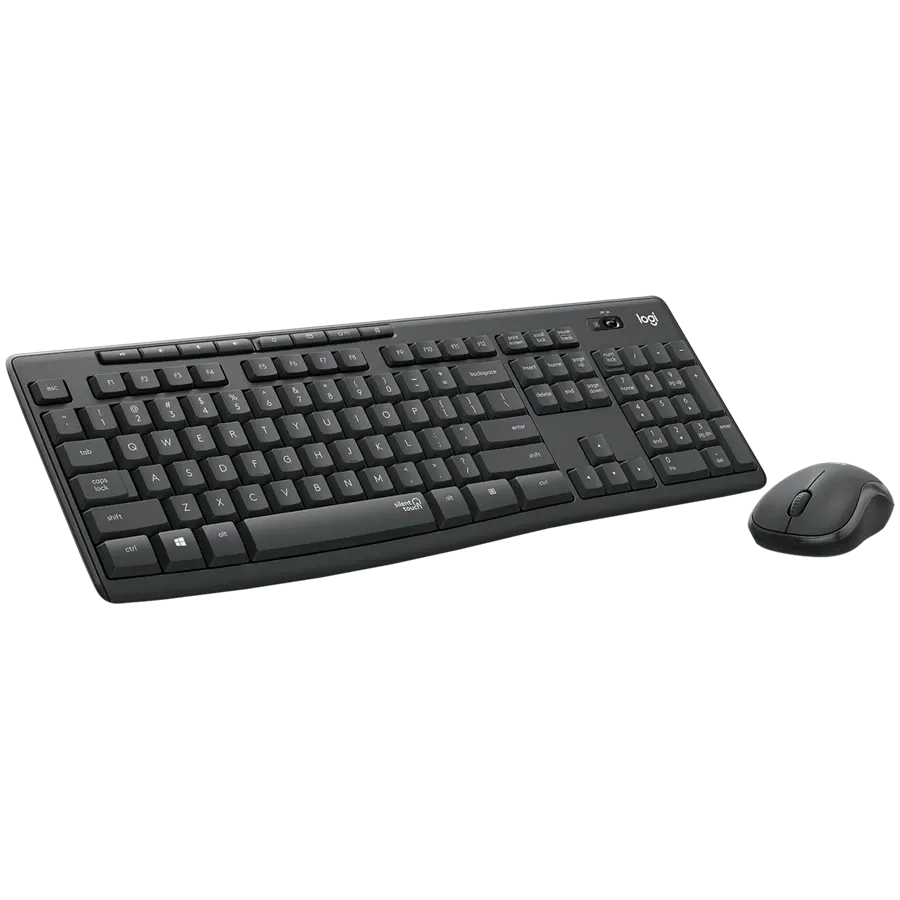 LOGITECH MK295 Silent Keyboard, Wireless, Graphite, Greek — Image №3 LOGITECH MK295 Silent Keyboard, Wireless, Graphite, Greek — Image №3