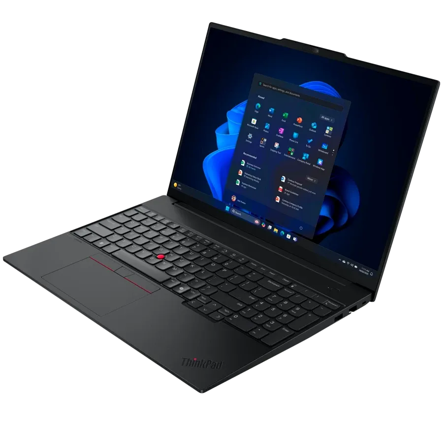 Ноутбук LENOVO ThinkPad E16 Gen 3 16" (1920x1200 60Гц), Core Ultra 5 Processor 225U, 16 ГБ, Graphics, Чёрный, 512 ГБ — Изображение №3 Ноутбук LENOVO ThinkPad E16 Gen 3 16" (1920x1200 60Гц), Core Ultra 5 Processor 225U, 16 ГБ, Graphics, Чёрный, 512 ГБ — Изображение №3