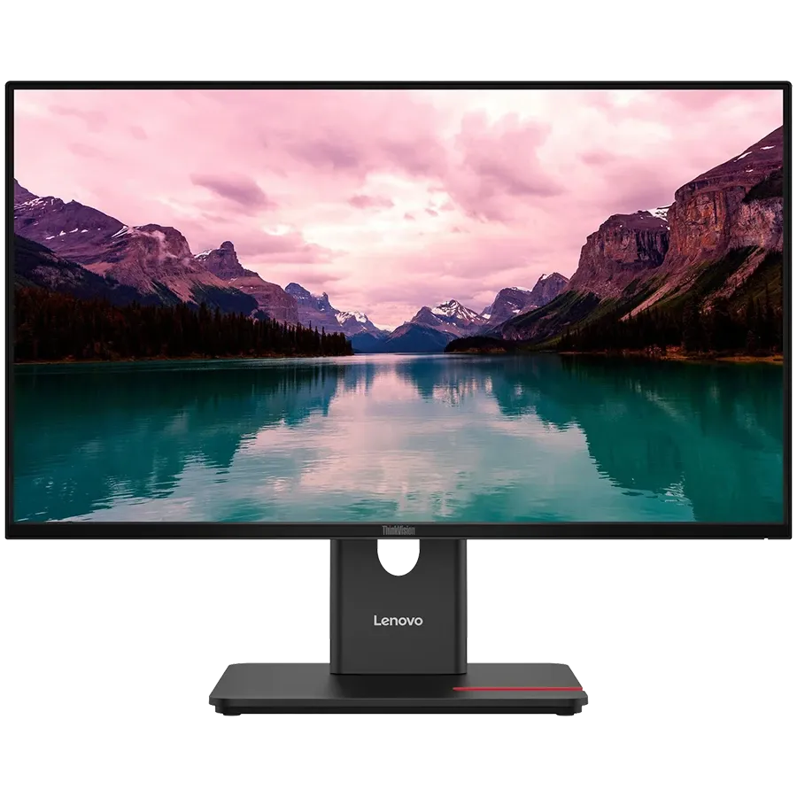 LENOVO Monitor LED (23.8", 1920x1080, IPS) Eclipse Black — Image №1
