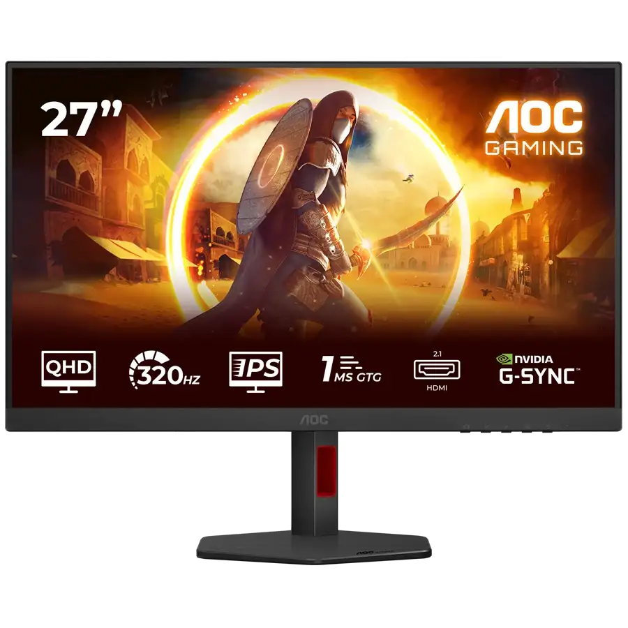 AOC Monitor LED (27", 2560x1440, IPS) Black — Image №1