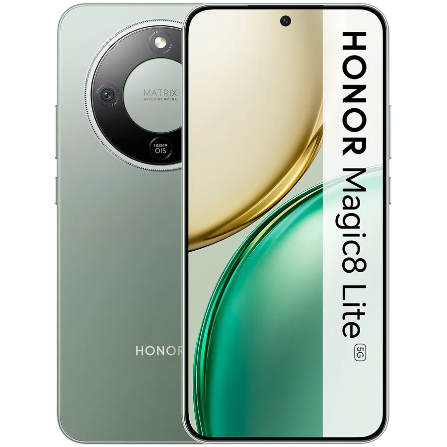 HONOR Magic 8 Lite 5G 8 ГБ/512 ГБ, Зелёный — Изображение №1 HONOR Magic 8 Lite 5G 8 ГБ/512 ГБ, Зелёный — Изображение №1
