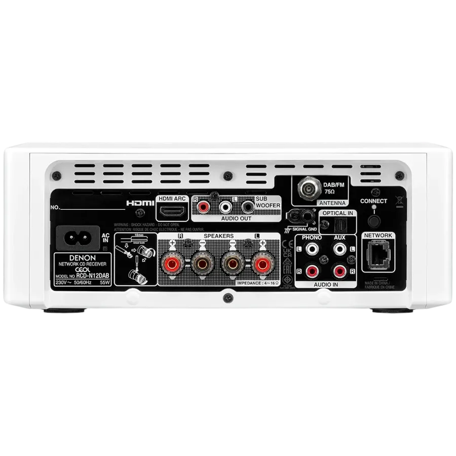 DENON Аудиосистема RCDN12DABWTE2, Белый — Изображение №2
