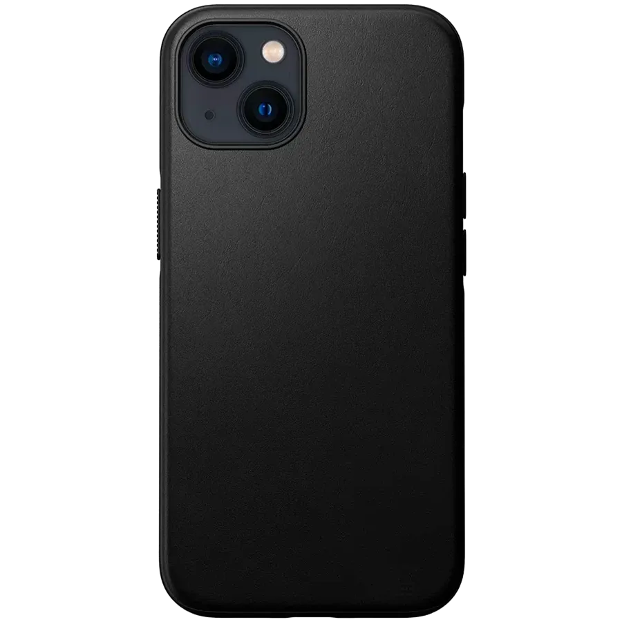 NOMAD Чехол Modern Leather Case with MagSafe, Чёрный для iPhone 13 — Изображение №2 NOMAD Чехол Modern Leather Case with MagSafe, Чёрный для iPhone 13 — Изображение №2