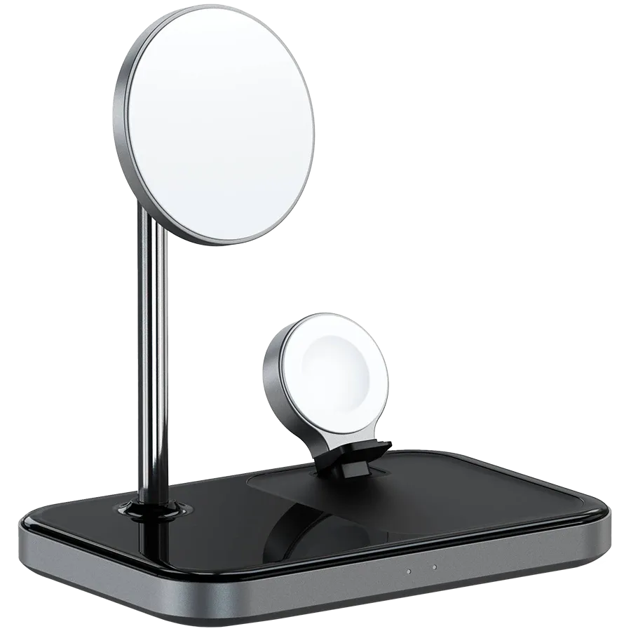 Wireless Charger SATECHI, 7.5 W, Space Gray (ST-WMCS3M) — Изображение №2