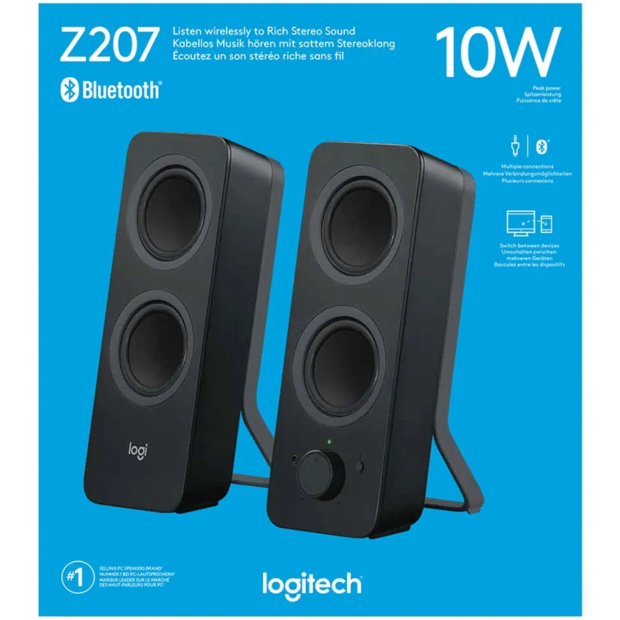 Колонки LOGITECH Z207, Чёрный — Изображение №5