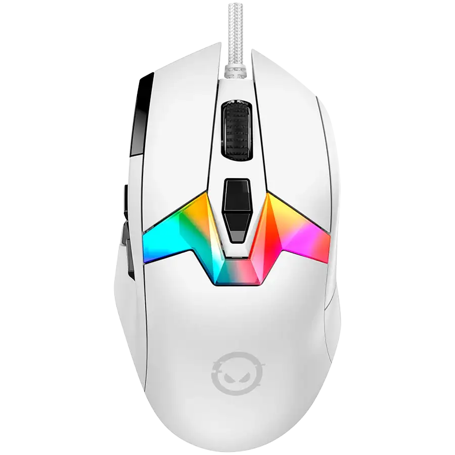 LORGAR MSP80 Gaming Mouse, Wired, White — Image №1 LORGAR MSP80 Gaming Mouse, Wired, White — Image №1