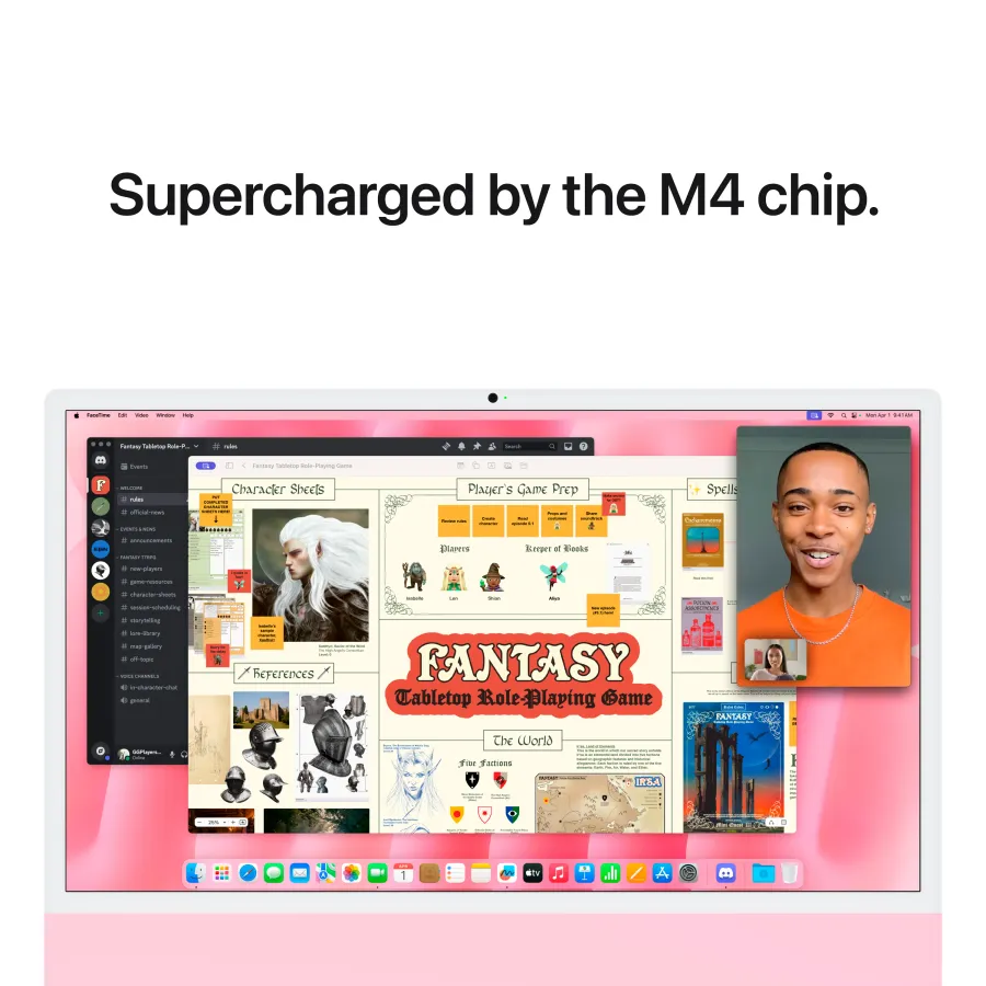 Apple iMac 24", Apple M4 (8C CPU/8C GPU), 16 GB, 256 GB SSD, Pink — Image №6 Apple iMac 24", Apple M4 (8C CPU/8C GPU), 16 GB, 256 GB SSD, Pink — Image №6