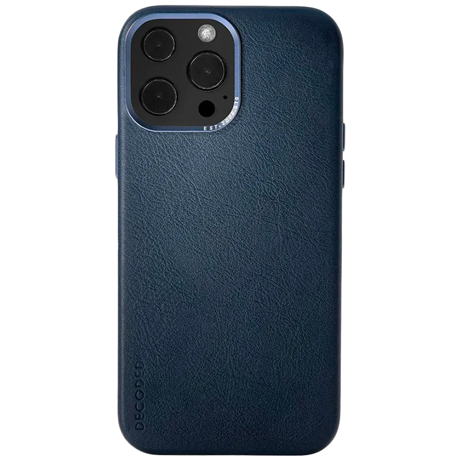 DECODED Θήκη Leather Case με MagSafe, Μαρίν for iPhone 13 Pro — Εικών №1