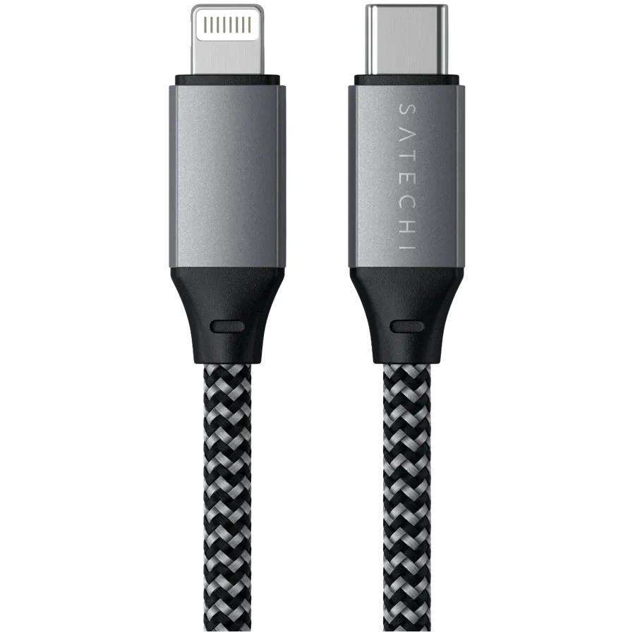 SATECHI Καλώδιο USB-C σε Lightning, 0.25 μετρητής, Space Gray — Εικών №3 SATECHI Καλώδιο USB-C σε Lightning, 0.25 μετρητής, Space Gray — Εικών №3