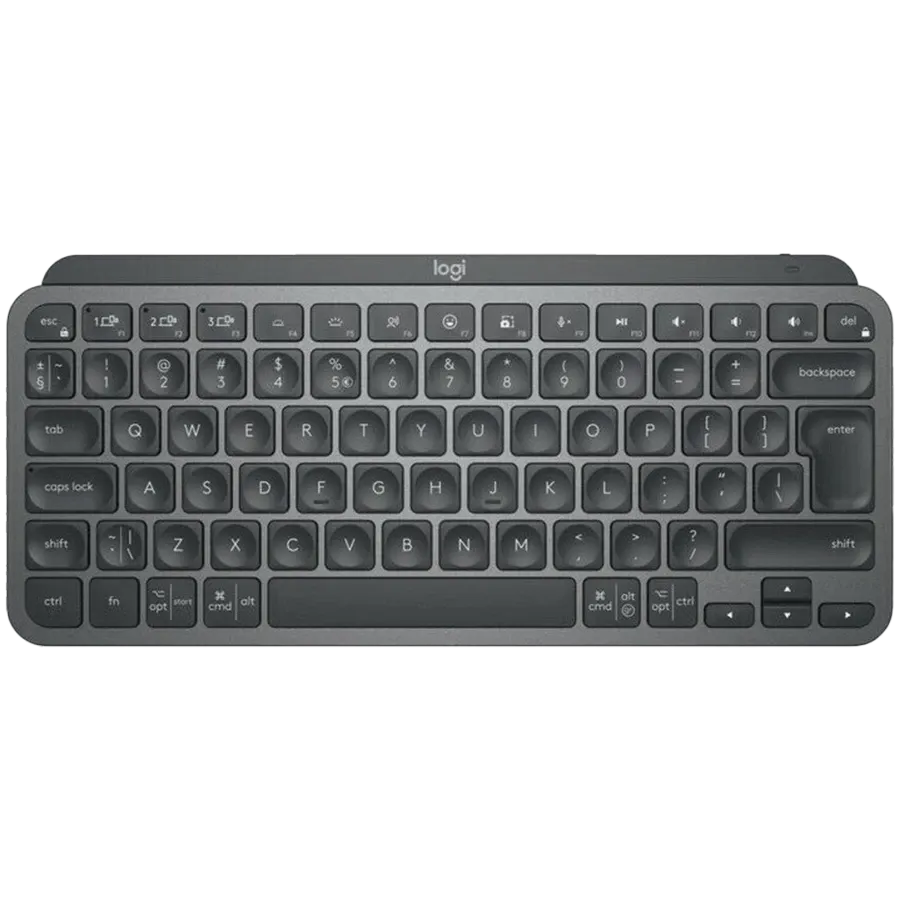 LOGITECH MX Keys Mini for Mac Πληκτρολόγιο, Ασύρματο, Απαλό Γκρι, UK English — Εικών №1
