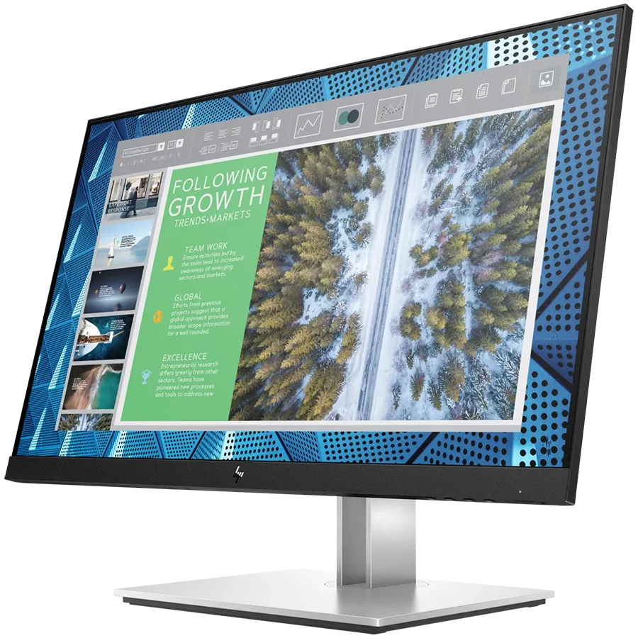 HP INC Monitor LED (23.8", 2560x1440, IPS) Black/Silver — Image №2