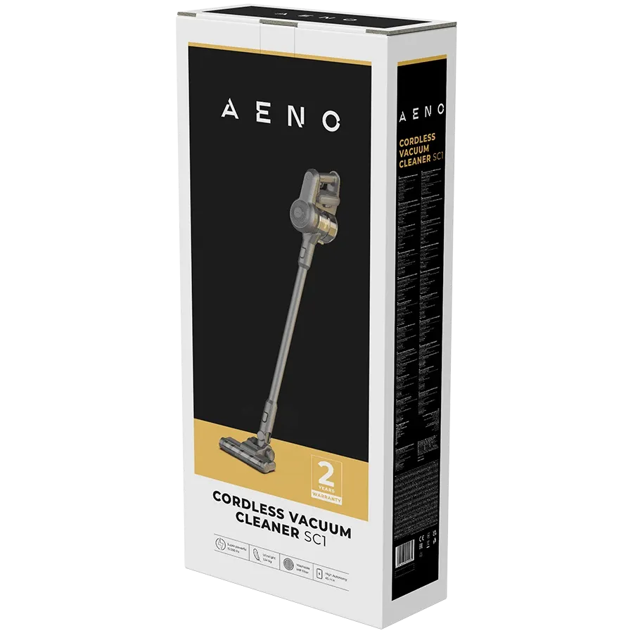 AENO SC1 Cordless Vacuum Cleaner, Gray — Image №4