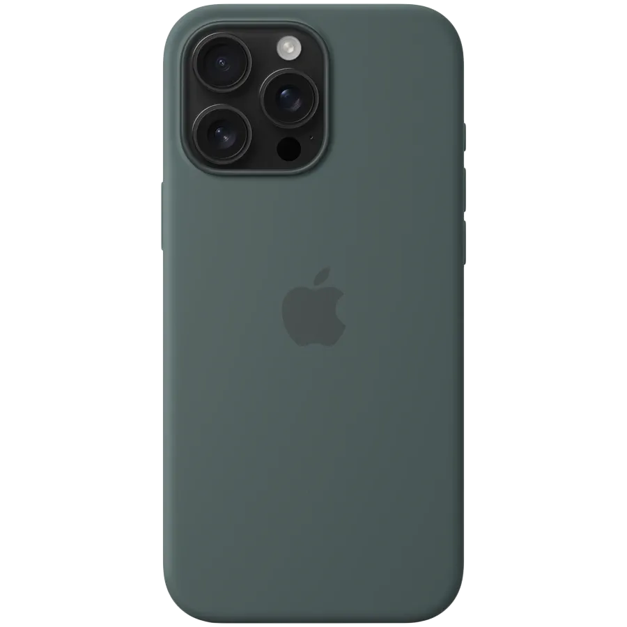 Husă APPLE din silicon cu MagSafe pentru iPhone 16 Pro Max, Lake Green — image №1