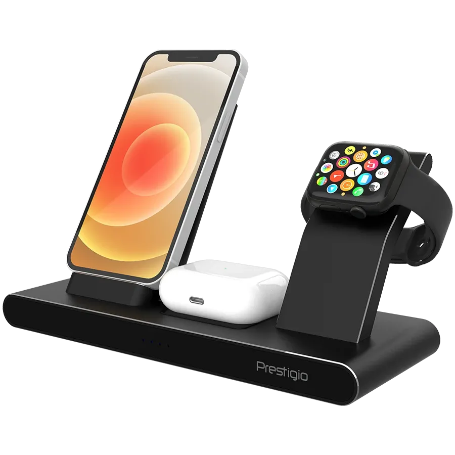 PRESTIGIO ReVolt A7 Ασύρματος φορτιστής, 10 βατ, Μαύρος — Εικών №5