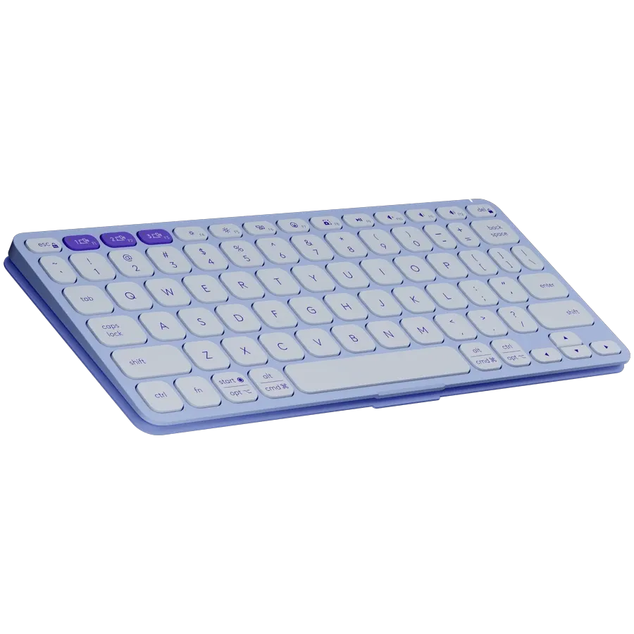 LOGITECH Keys-To-Go 2 Keyboard, Wireless, Lilac, US EN — Image №2 LOGITECH Keys-To-Go 2 Keyboard, Wireless, Lilac, US EN — Image №2