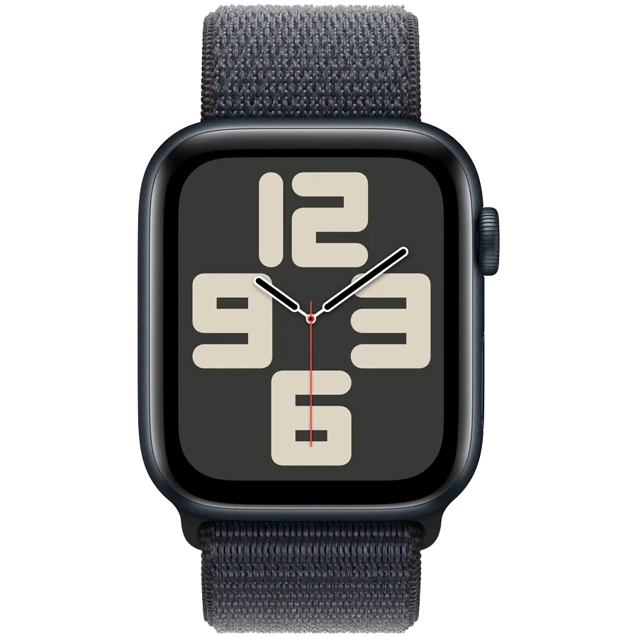 Apple Watch SE GPS Gen.2 (2024), 44mm, Midnight, Ink Sport Loop — Image №2