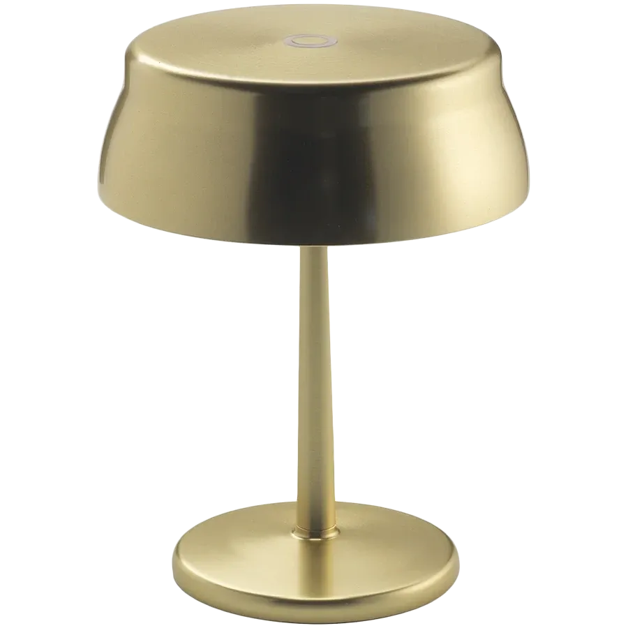 ZAFFERANO SISTER LIGHT WI-FI MINI TABLE L. 132x170 ANODIZED GOLD. 3.2W 22/27/30/40K-5Vdc — Εικών №1