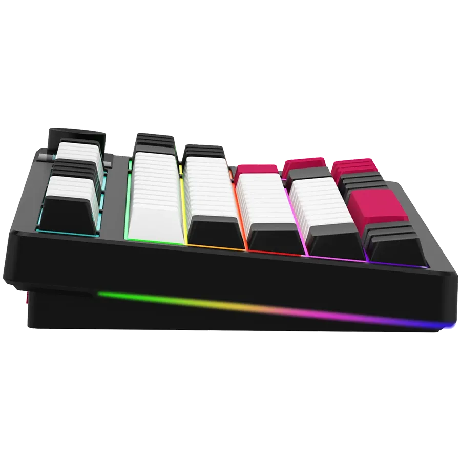 LORGAR KBP70TKLW Gaming Keyboard, Wireless, Black, EN — Image №4