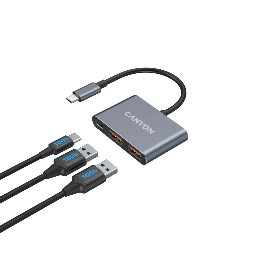 CANYON USB-C Port Replicator DS-3, Dark Gray — Изображение №5