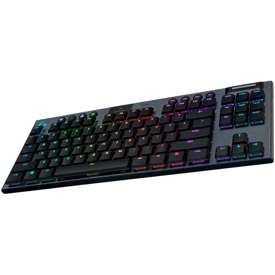 Keyboard LOGITECH G915, Wireless, Carbon, International EN (Linear Switch) — Изображение №5