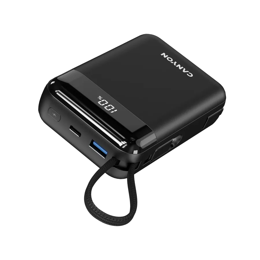 CANYON Power Bank, 20000 mAh, Black — Image №4