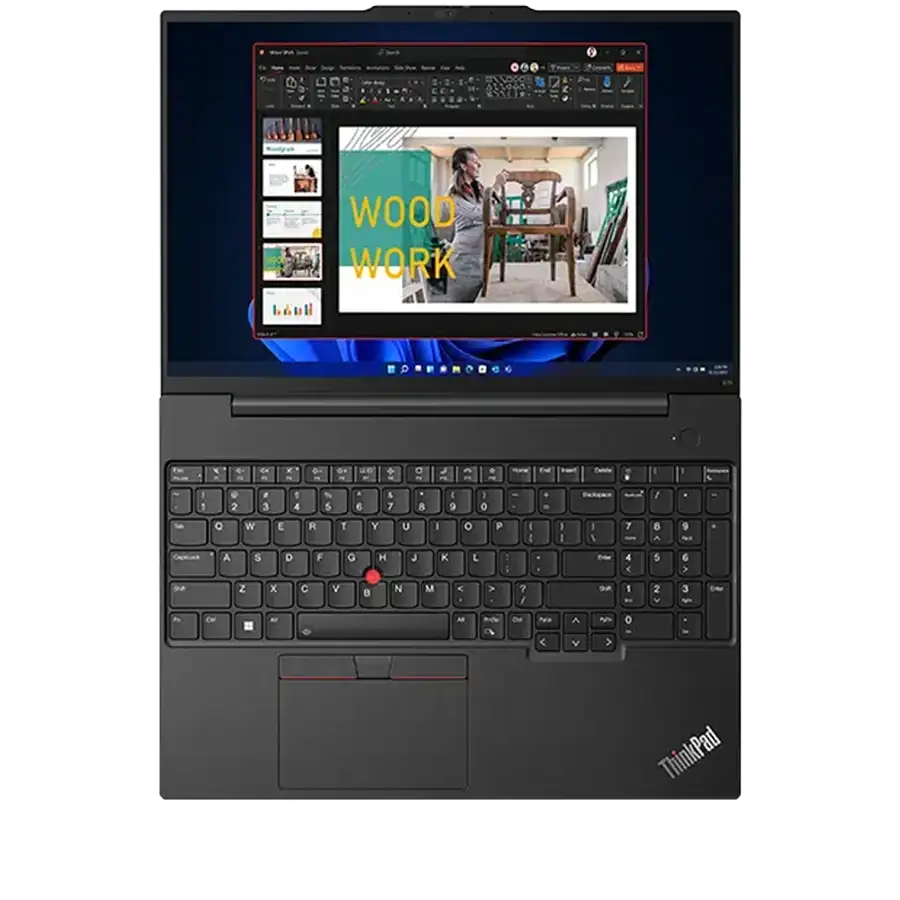 Φορητός LENOVO ThinkPad E16 Gen 4 16" Core Ultra 7 Processor 355 16γιγαμπάιτε RAM 512γιγαμπάιτε Στερεά μονάδα δίσκου, Μαύρος — Εικών №6
