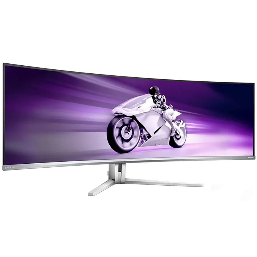 PHILIPS Monitor LED (49", 5120x1440, OLED) Λευκό — Εικών №2