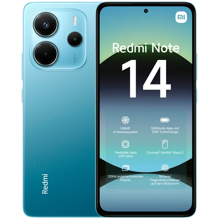 XIAOMI Redmi Note 14   6 GB/128 GB, Blue — Image №1